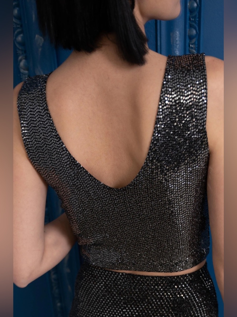 NWT Haver London Reversible Sequins Tank